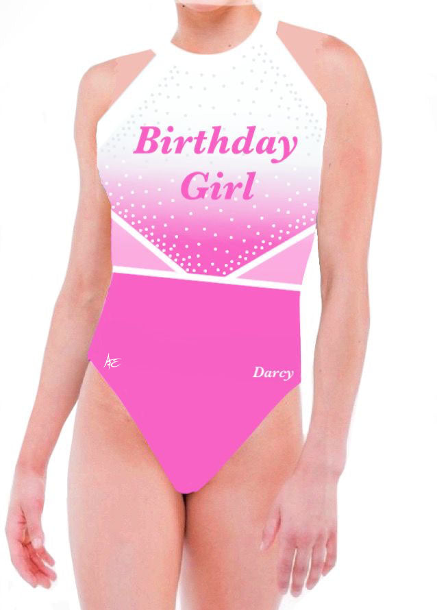 Pink Party Girl Leotard